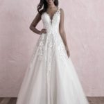 Floral vintage white wedding dress | Just Formals in Darwin NT